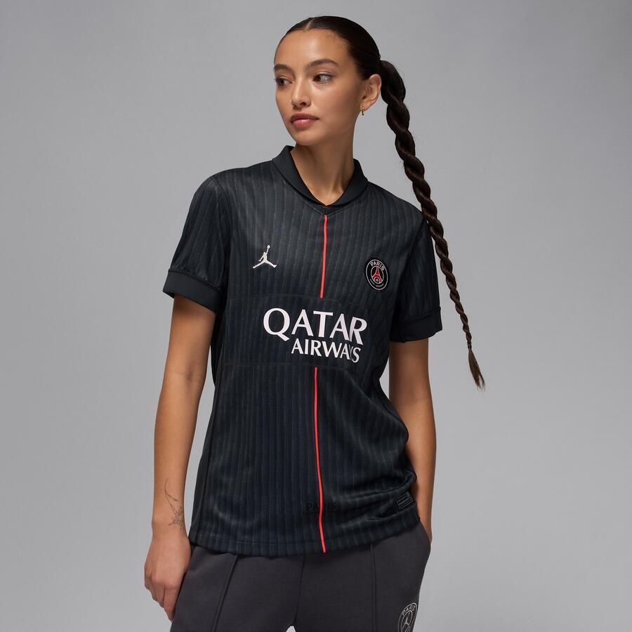Jordan Paris Saint-Germain 2025 26 Stadium Fourth replicavoetbalshirt met Dri-FIT voor dames Zwart - Foto 4