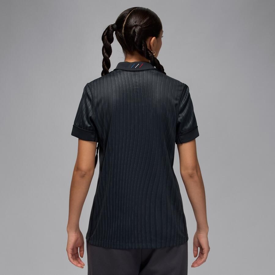 Jordan Paris Saint-Germain 2025 26 Stadium Fourth replicavoetbalshirt met Dri-FIT voor dames Zwart