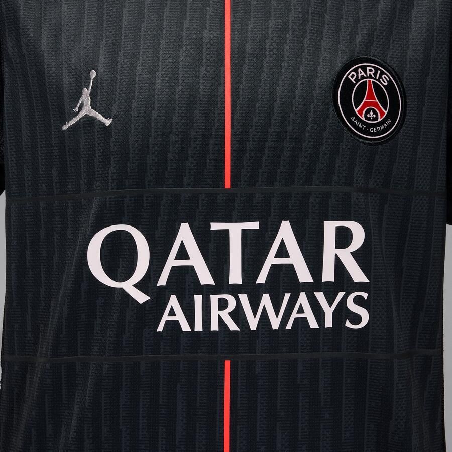 Jordan Paris Saint-Germain 2025 26 Stadium Fourth replicavoetbalshirt met Dri-FIT voor dames Zwart - Foto 3