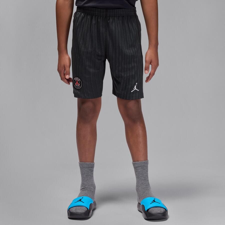 Jordan Paris Saint-Germain 2025 26 Stadium Fourth replicavoetbalshort met Dri-FIT voor kids Zwart - Foto 4