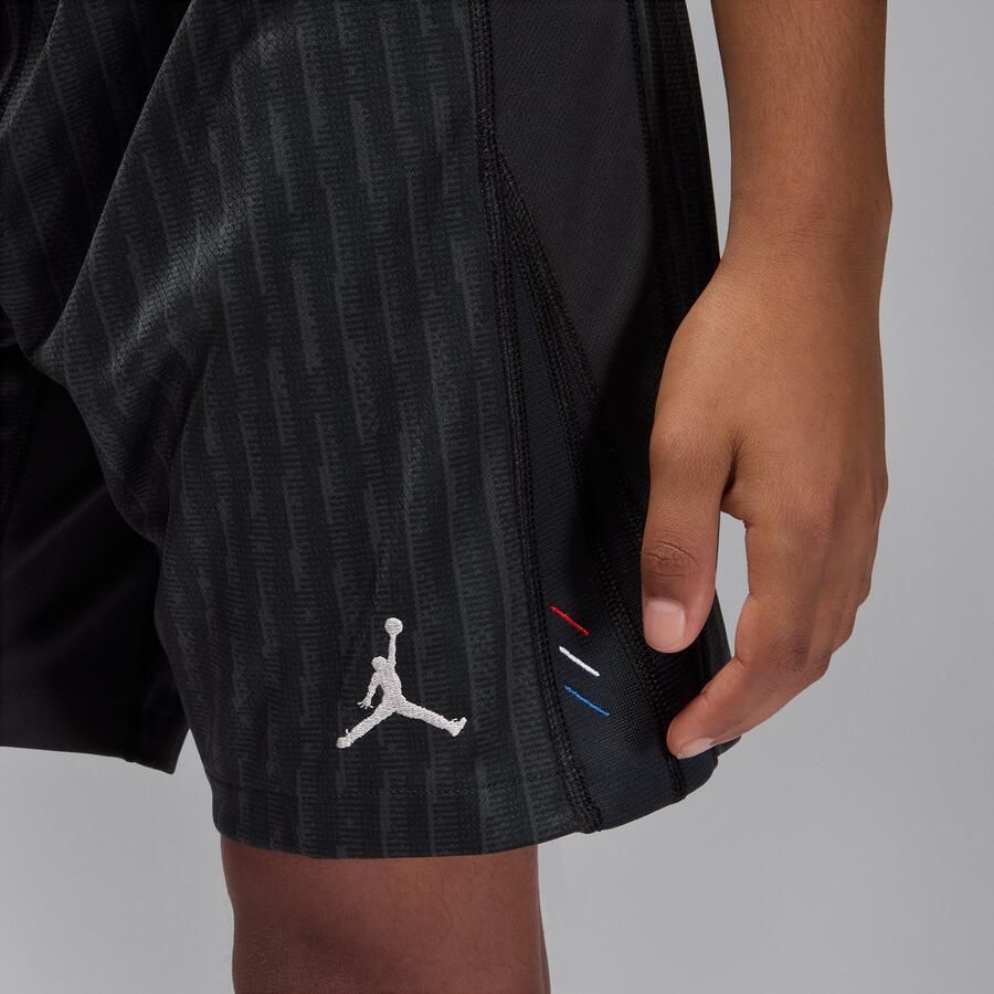 Jordan Paris Saint-Germain 2025 26 Stadium Fourth replicavoetbalshort met Dri-FIT voor kids Zwart - Foto 3