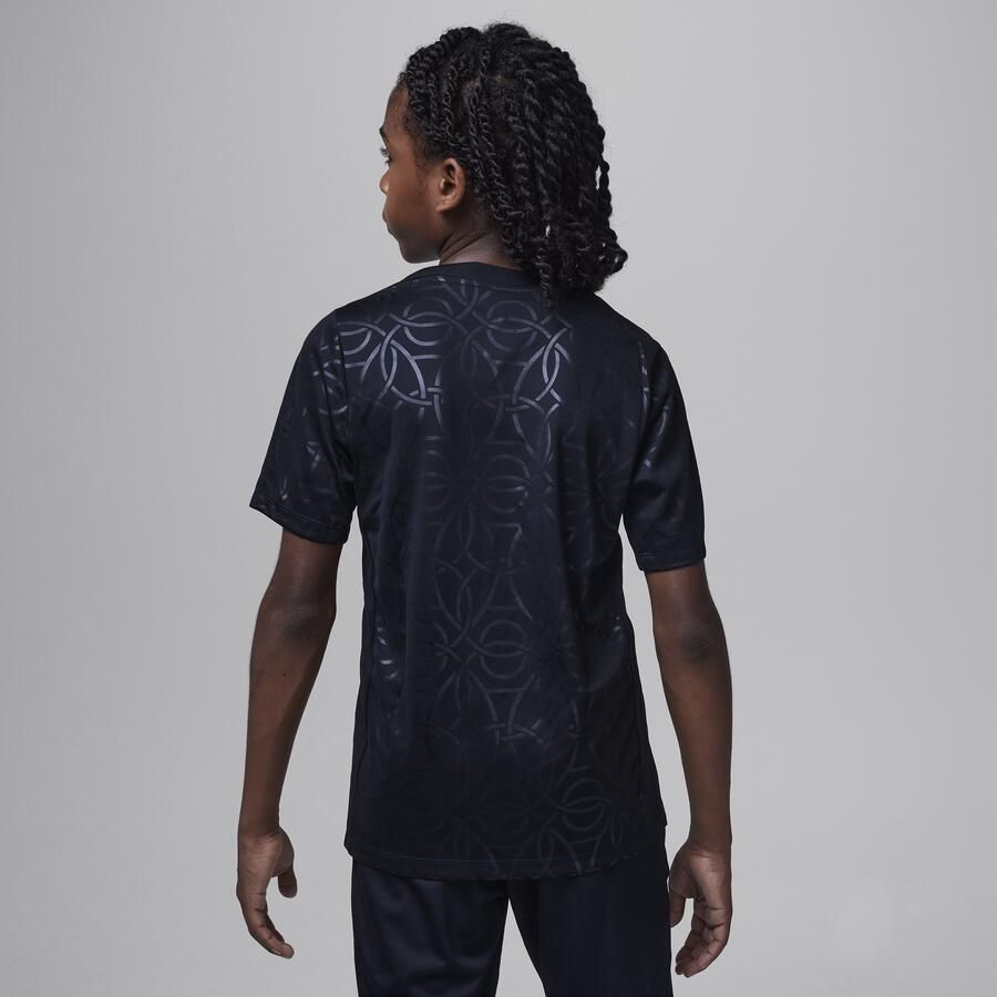 Jordan Paris Saint-Germain Academy Pro Derde Dri-FIT warming-uptop voor kids Zwart - Foto 4
