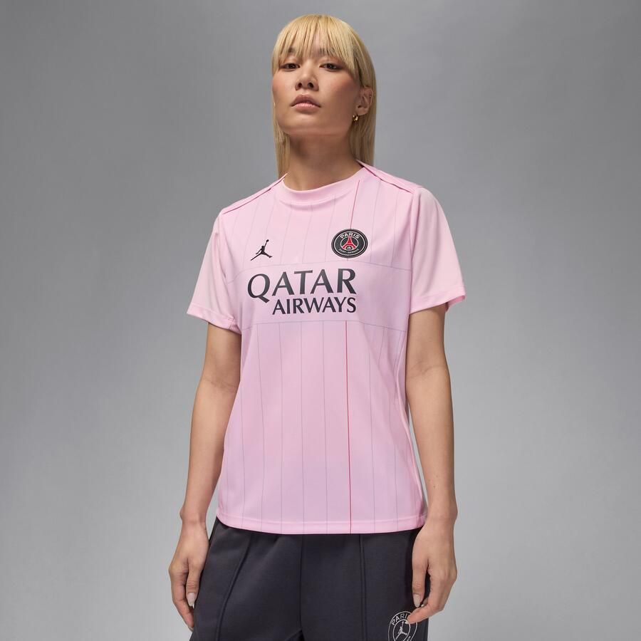 Jordan Paris Saint-Germain Academy Pro Fourth Dri-FIT warming-uptop voor dames Roze - Foto 4