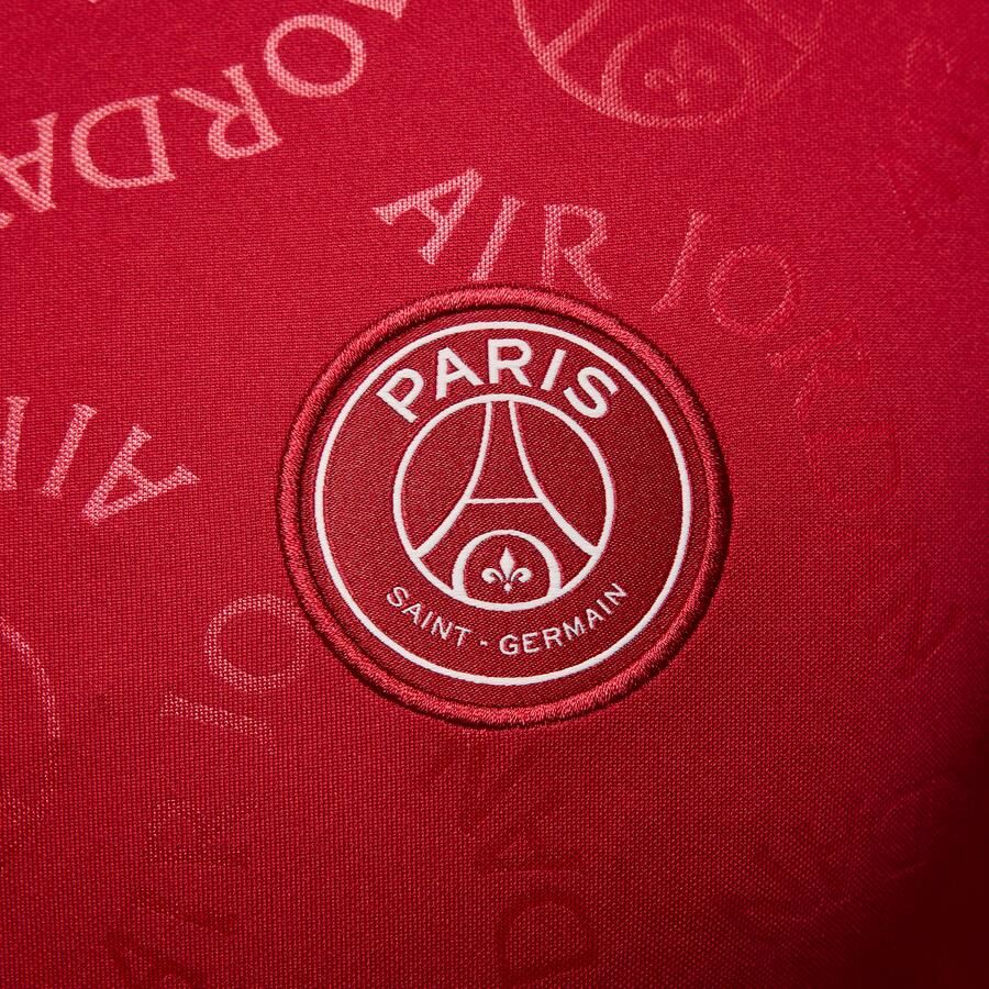 Jordan Paris Saint-Germain Academy Pro Vierde Dri-FIT warming-uptop met korte mouwen voor heren Rood - Foto 2