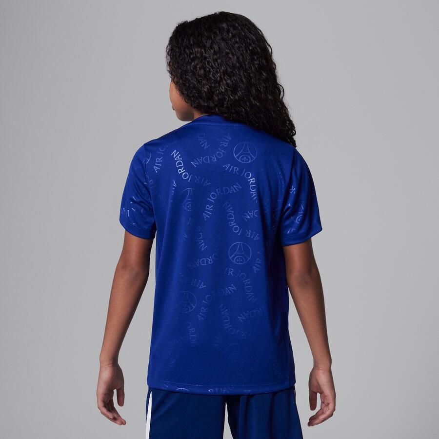 Jordan Paris Saint-Germain Academy Pro Vierde Dri-FIT warming-uptop met korte mouwen voor kids Blauw - Foto 4