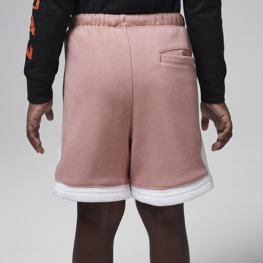 Jordan Paris Saint-Germain Brooklyn fleeceshorts met graphic voor kids Roze