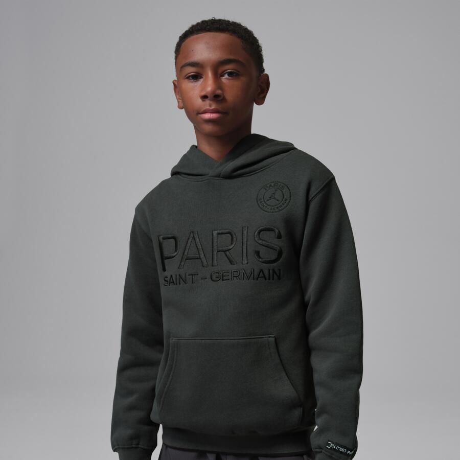 Jordan Paris Saint-Germain Statement fleecehoodie voor kids Grijs - Foto 4
