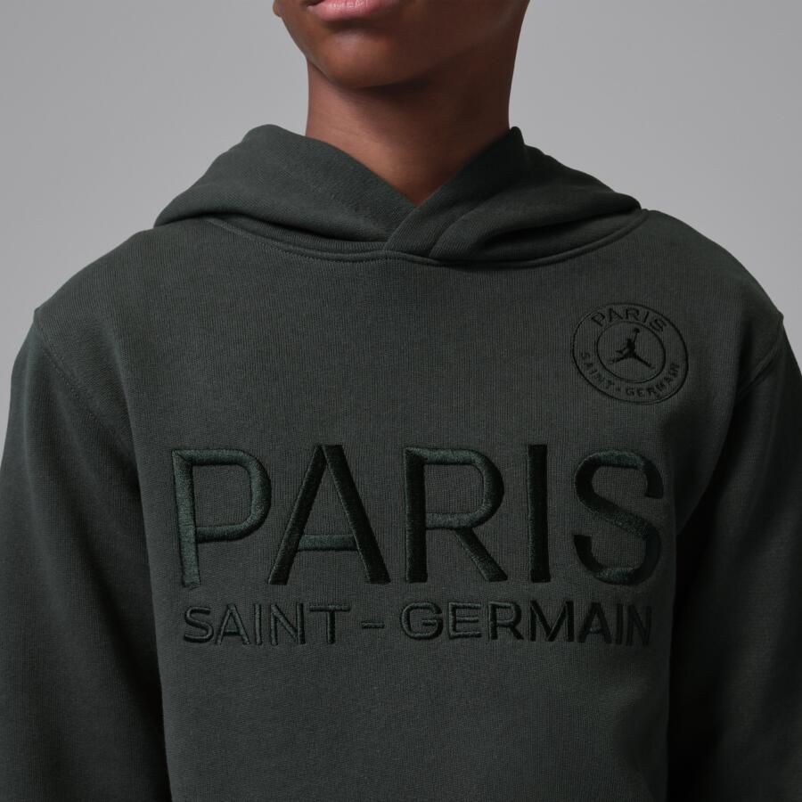 Jordan Paris Saint-Germain Statement fleecehoodie voor kids Grijs - Foto 3