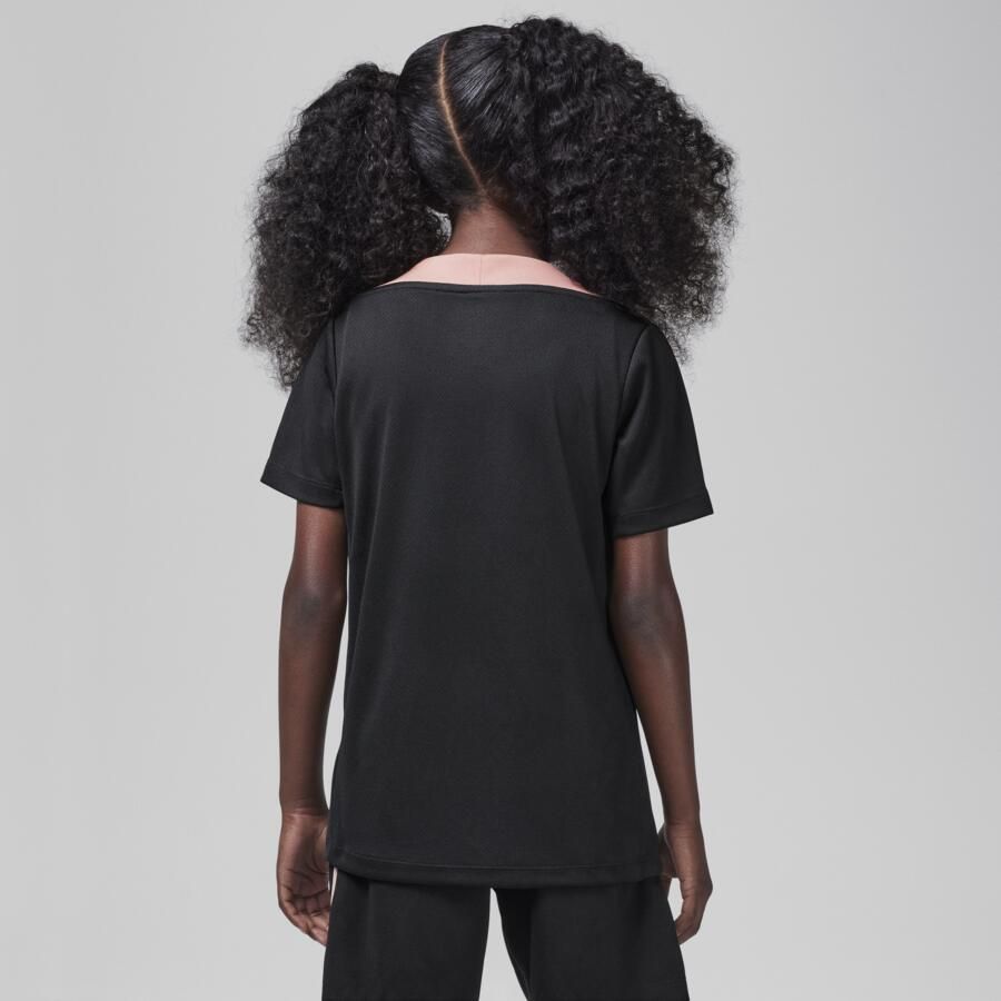 Jordan Paris Saint-Germain Strike Derde Dri-FIT knit voetbaltop met korte mouwen voor kids Zwart - Foto 4