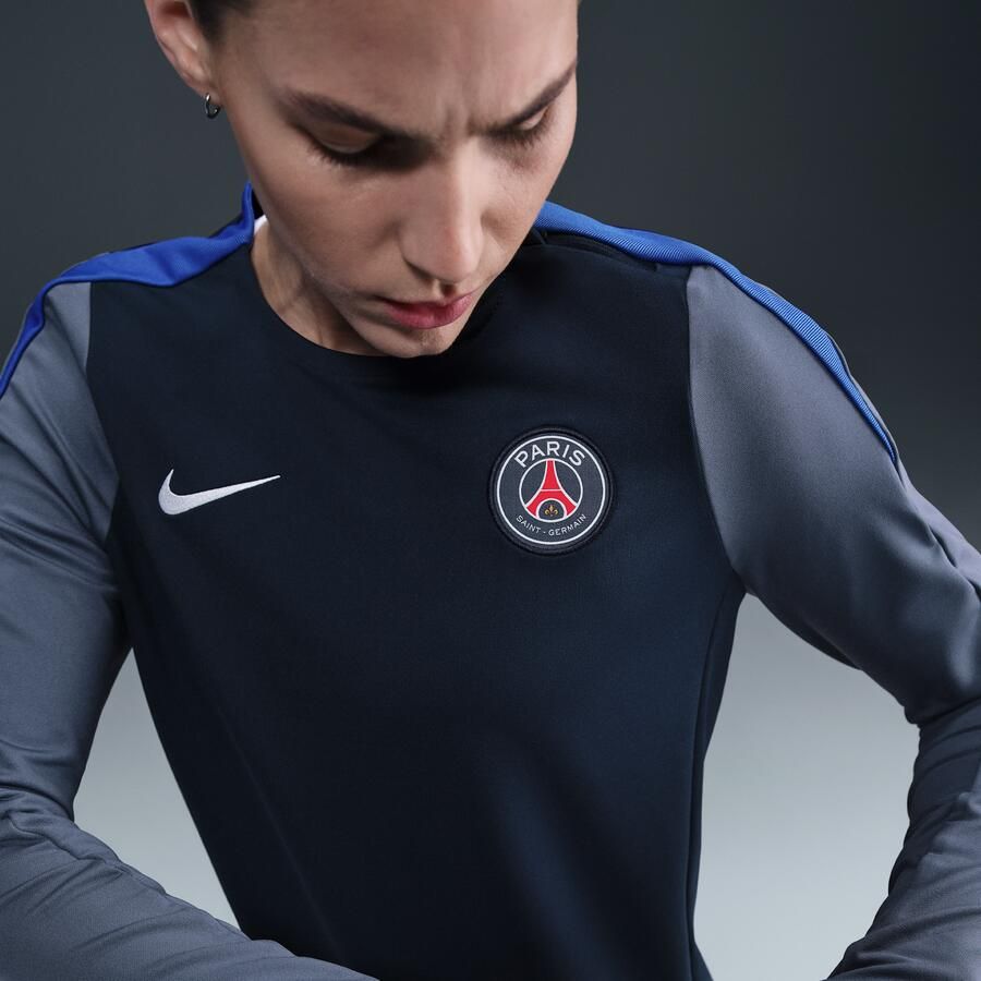 Jordan Paris Saint-Germain Strike Derde Dri-FIT voetbaltrainingstop met ronde hals voor dames Blauw - Foto 2