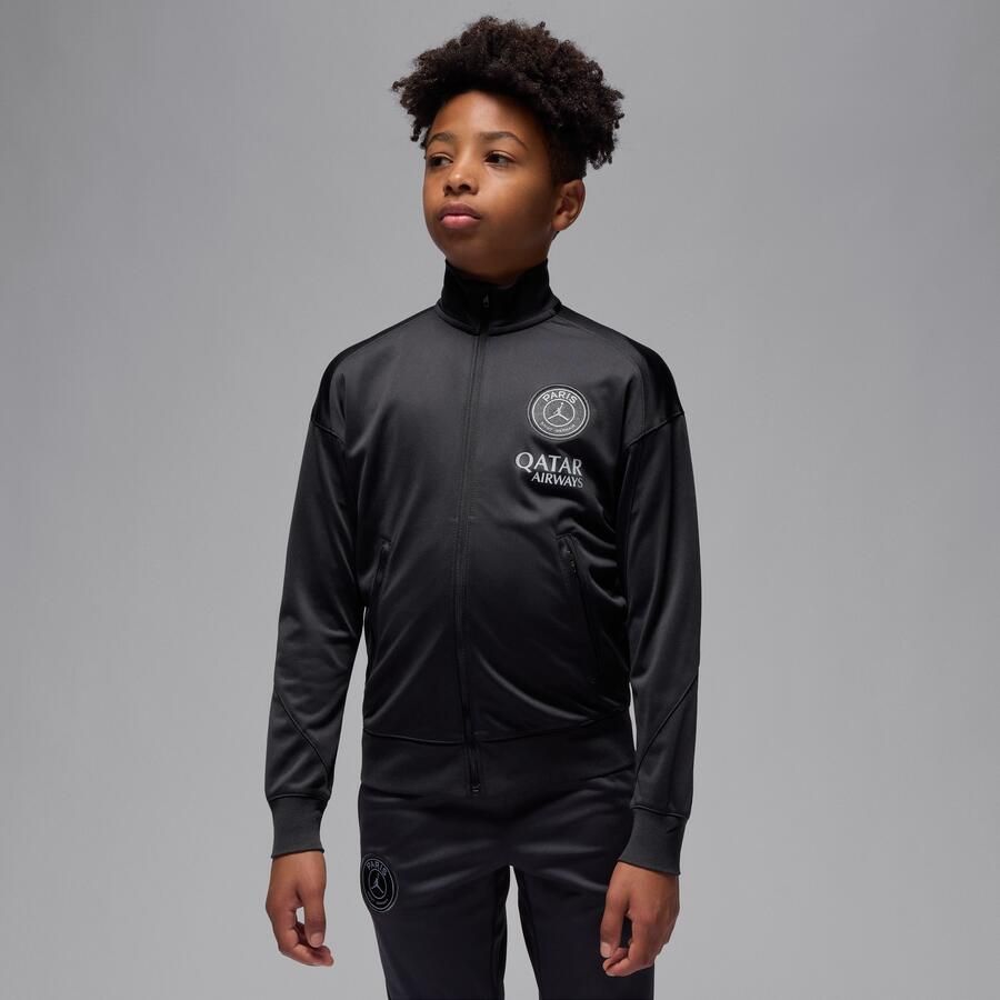 Jordan Paris Saint-Germain Strike Fourth Dri-FIT voetbaltrainingspak voor kids Zwart - Foto 2