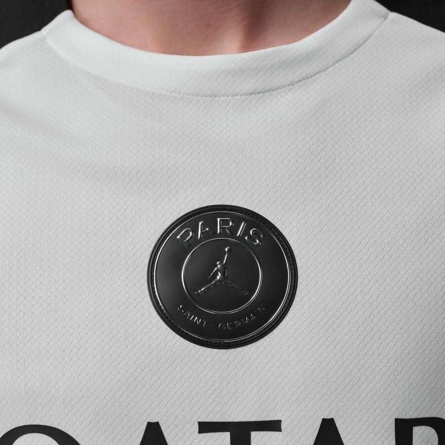 Jordan Paris Saint-Germain Strike Night Edition Dri-FIT knit voetbaltop met korte mouwen voor heren Wit - Foto 4