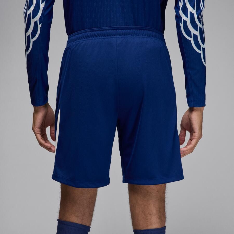 Jordan Paris Saint-Germain Strike Vierde Dri-FIT knit voetbalshorts voor heren Blauw