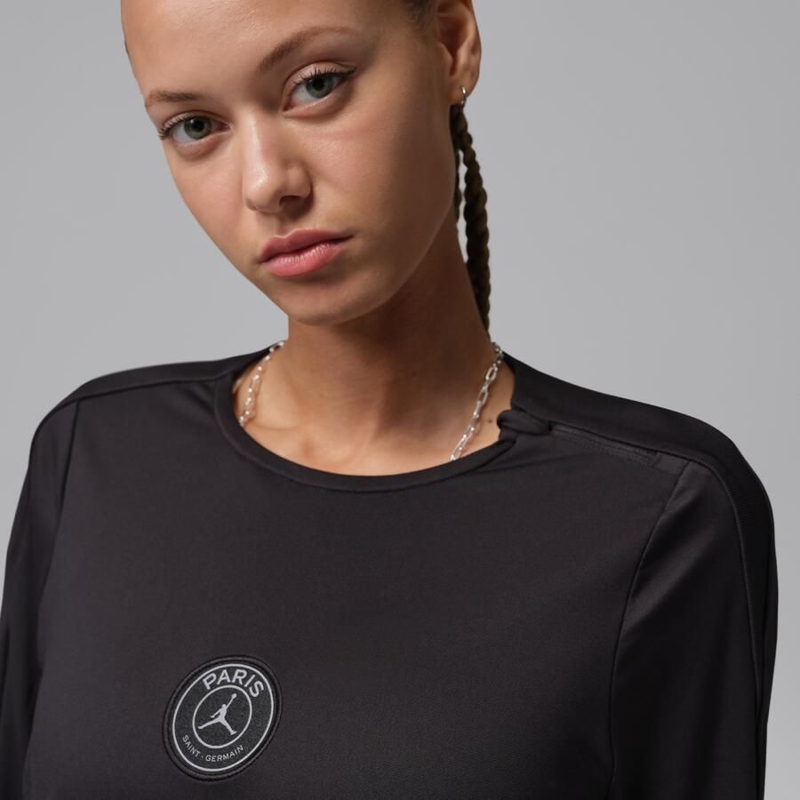 Jordan Paris Saint-Germain Strike Vierde Dri-FIT knit voetbaltop met ronde hals voor dames Zwart - Foto 2