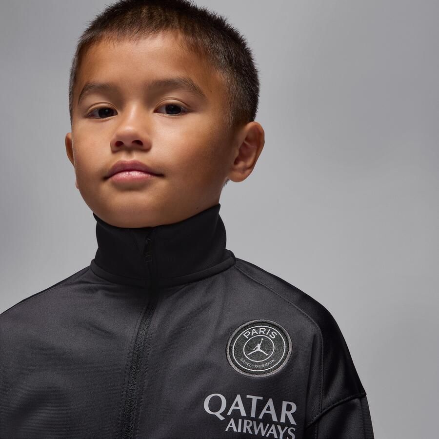Jordan Paris Saint-Germain Strike Vierde Dri-FIT knit voetbaltrainingspak voor kleuters Zwart - Foto 3