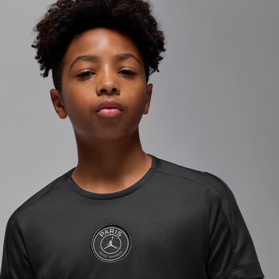 Jordan Paris Saint-Germain Strike Vierde Dri-FIT voetbaltop met korte mouwen voor kids Zwart - Foto 2