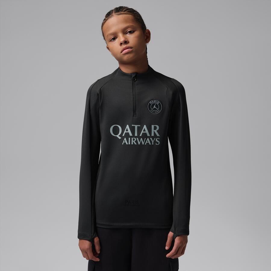 Jordan Paris Saint-Germain Strike Vierde Dri-FIT voetbaltrainingstop voor kids Zwart - Foto 4