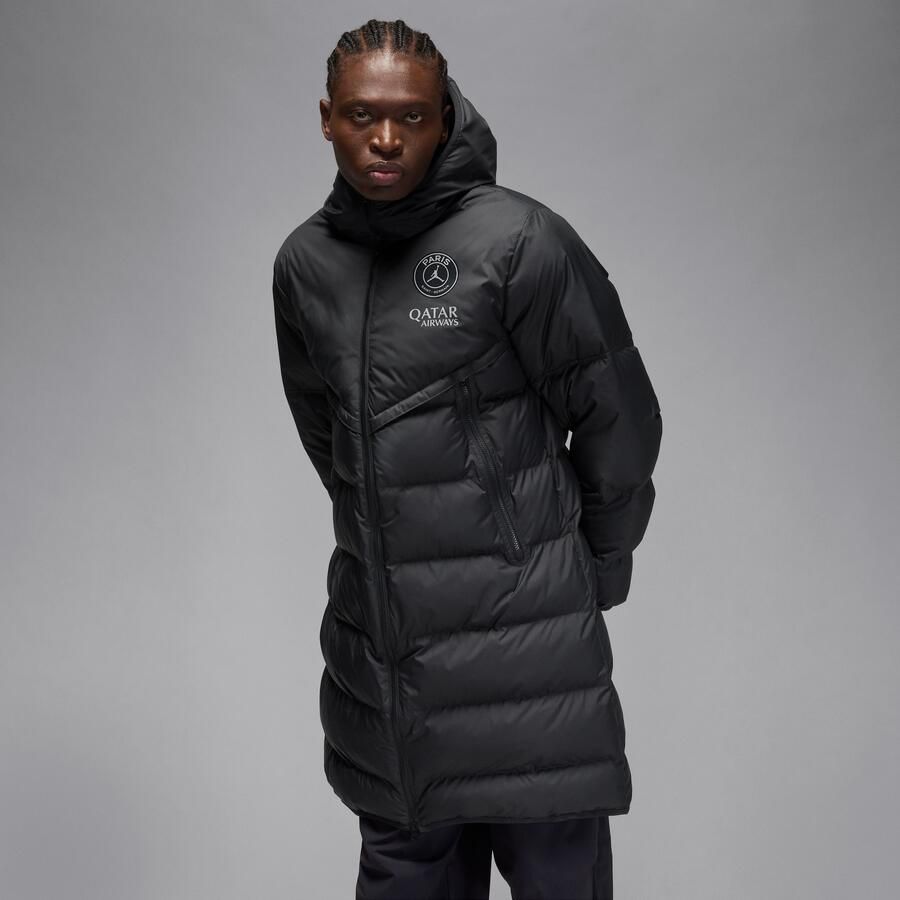Jordan Paris Saint-Germain Strike Windrunner PrimaLoft Fourth Storm-FIT voetbaljack met capuchon voor heren Zwart - Foto 4