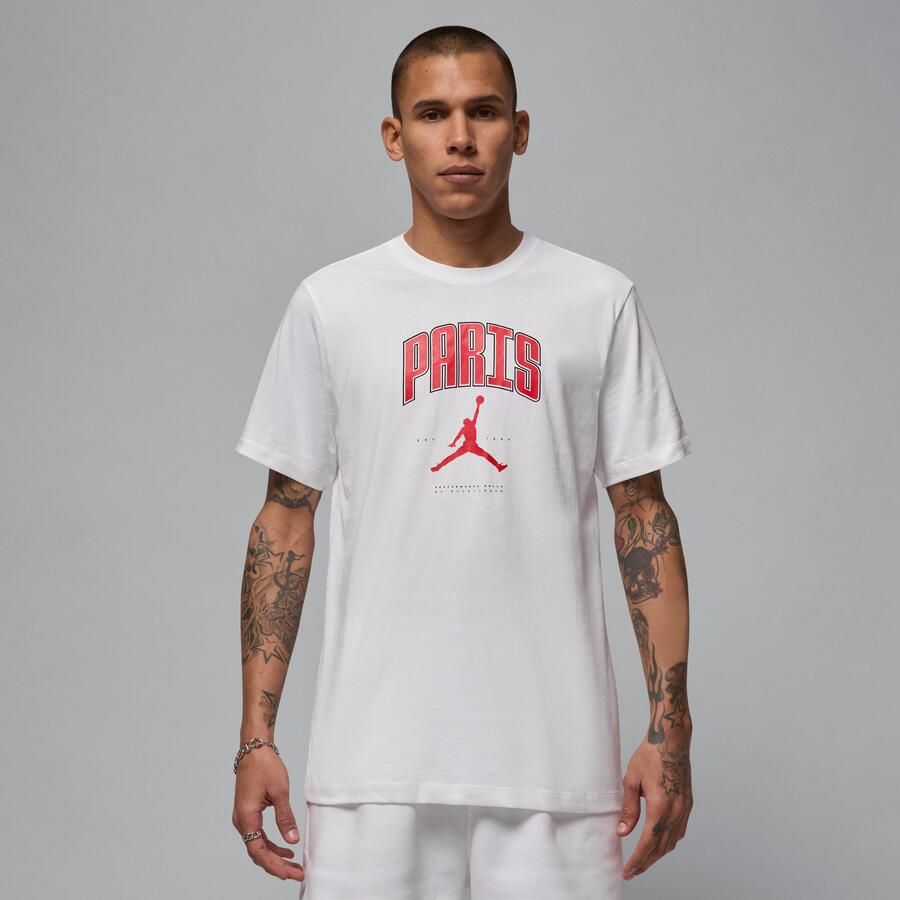 Jordan Paris T-shirt voor heren Wit - Foto 4