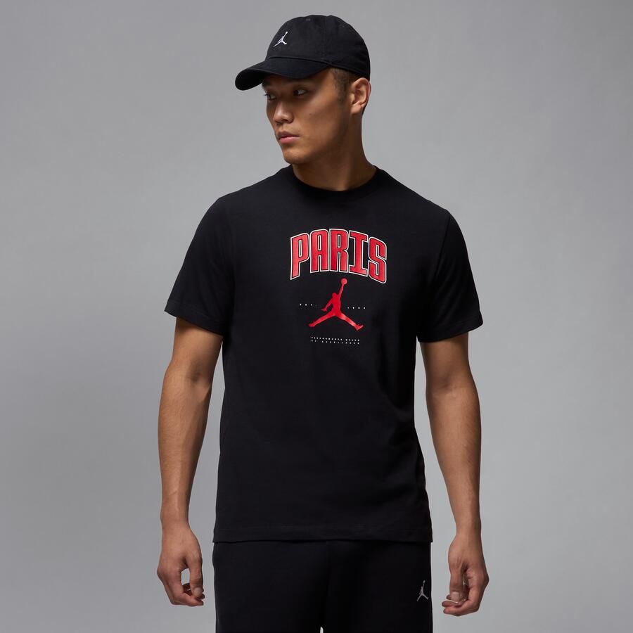 Jordan Paris T-shirt voor heren Zwart - Foto 4