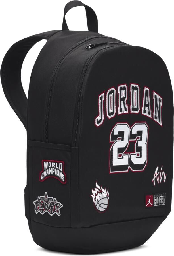 Jordan Patch Backpack rugzak voor kids (27 liter) Zwart - Foto 2