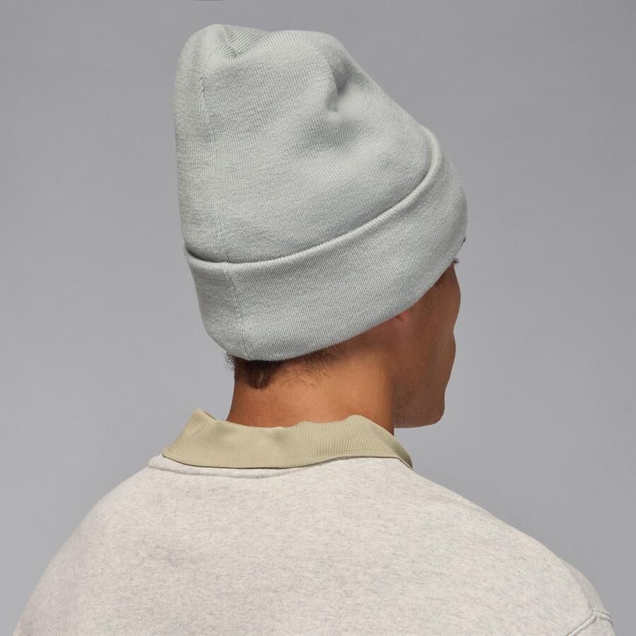 Jordan Peak beanie met satijnen voering Grijs