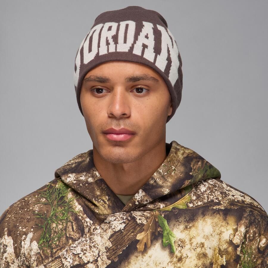 Jordan Peak beanie voor heren Bruin - Foto 4