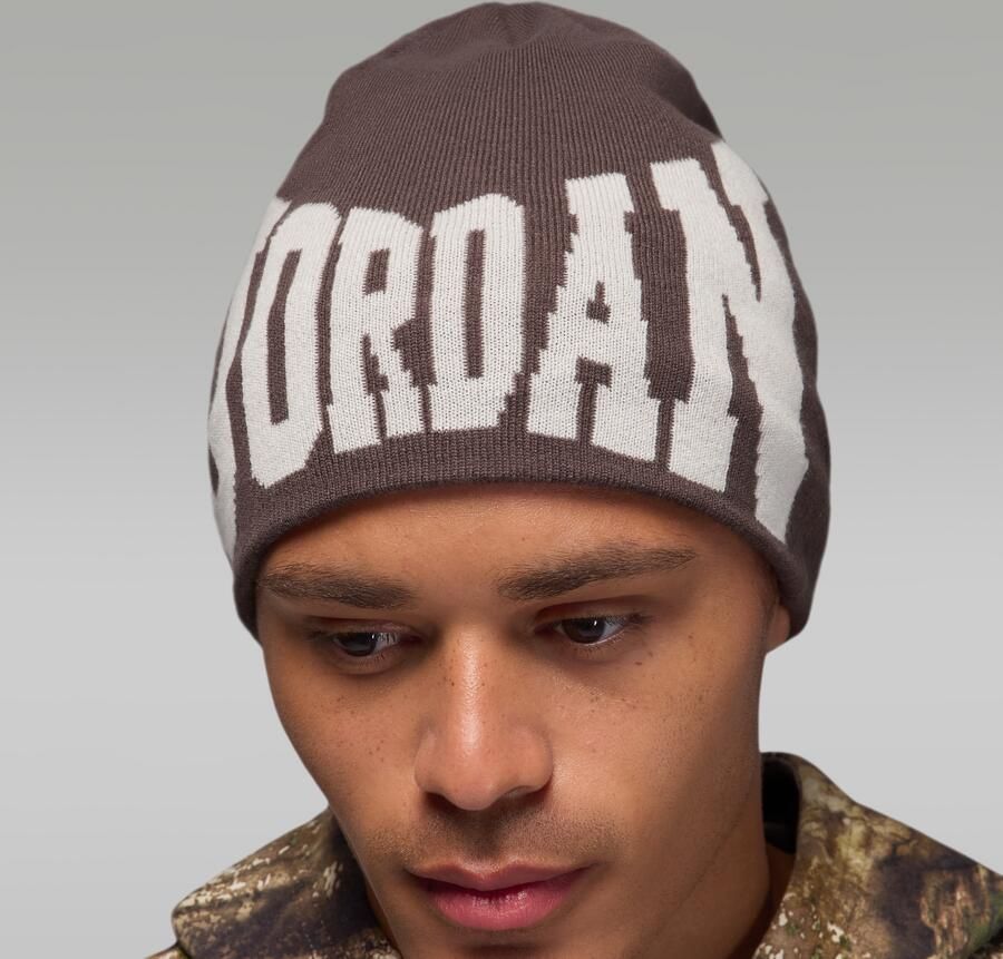 Jordan Peak beanie voor heren Bruin - Foto 3