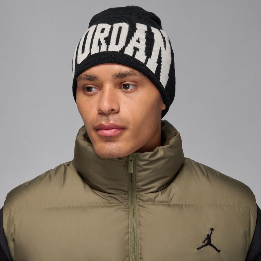 Jordan Peak beanie voor heren Zwart - Foto 4