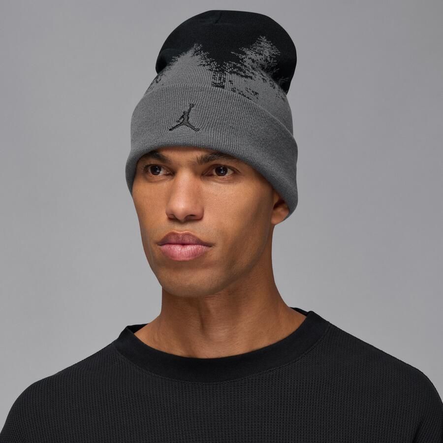 Jordan Peak beanie Zwart - Foto 4