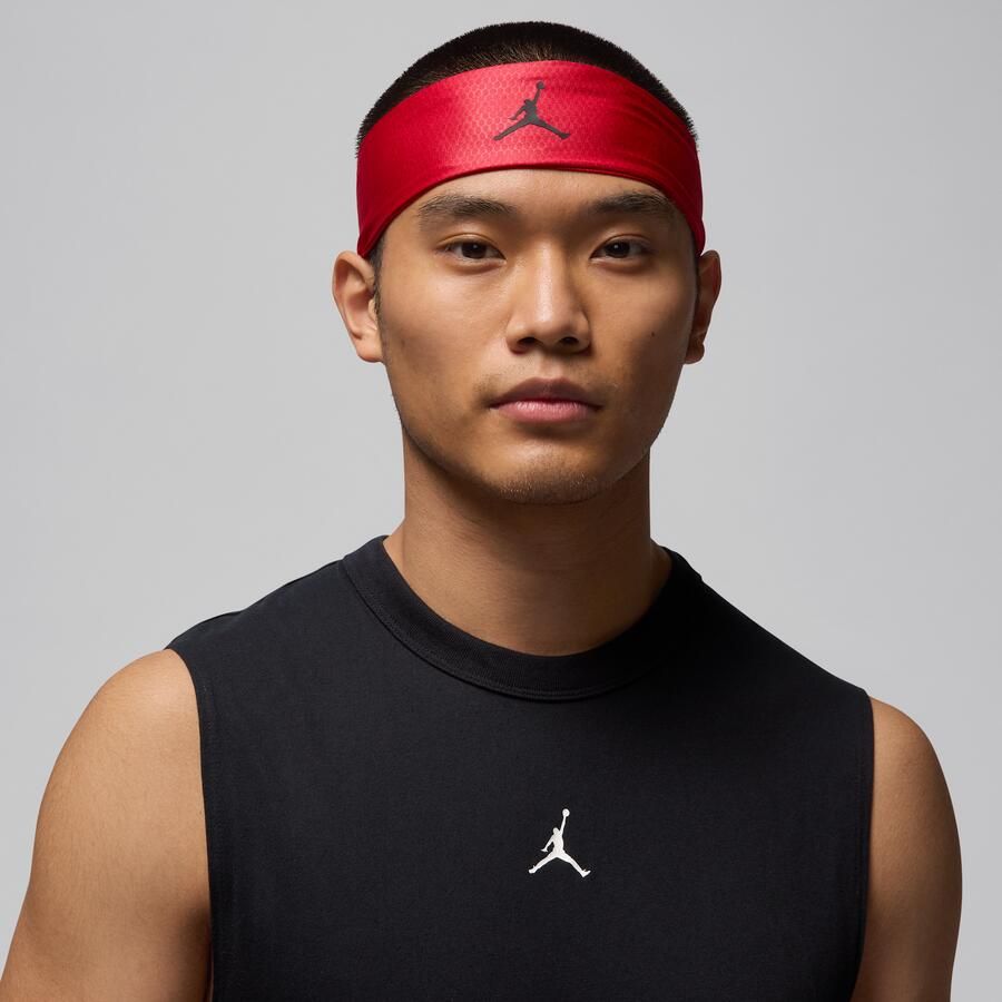 Jordan Perfor ce Sport verstelbare hoofdband met Dri-FIT Rood - Foto 4