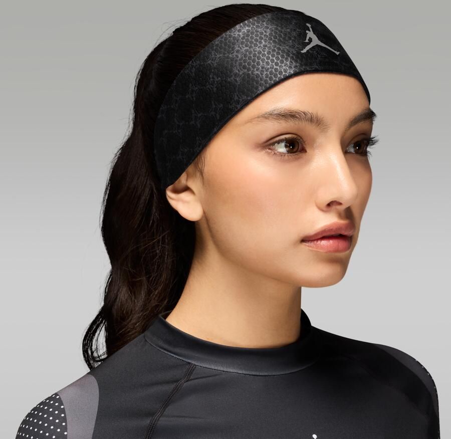 Jordan Perfor ce Sport verstelbare hoofdband met Dri-FIT Zwart - Foto 3