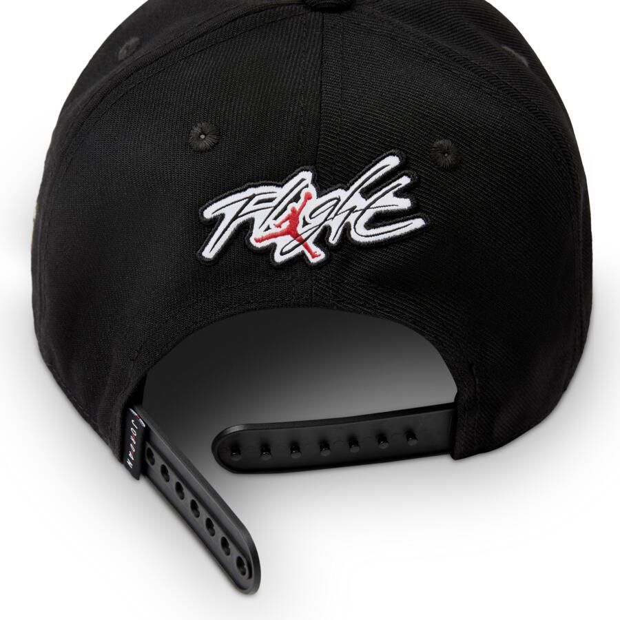 Jordan pet met ronde klep voor kids Zwart - Foto 2