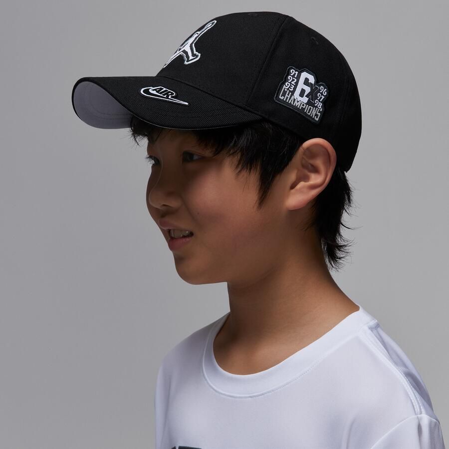 Jordan pet met ronde klep voor kids Zwart - Foto 3