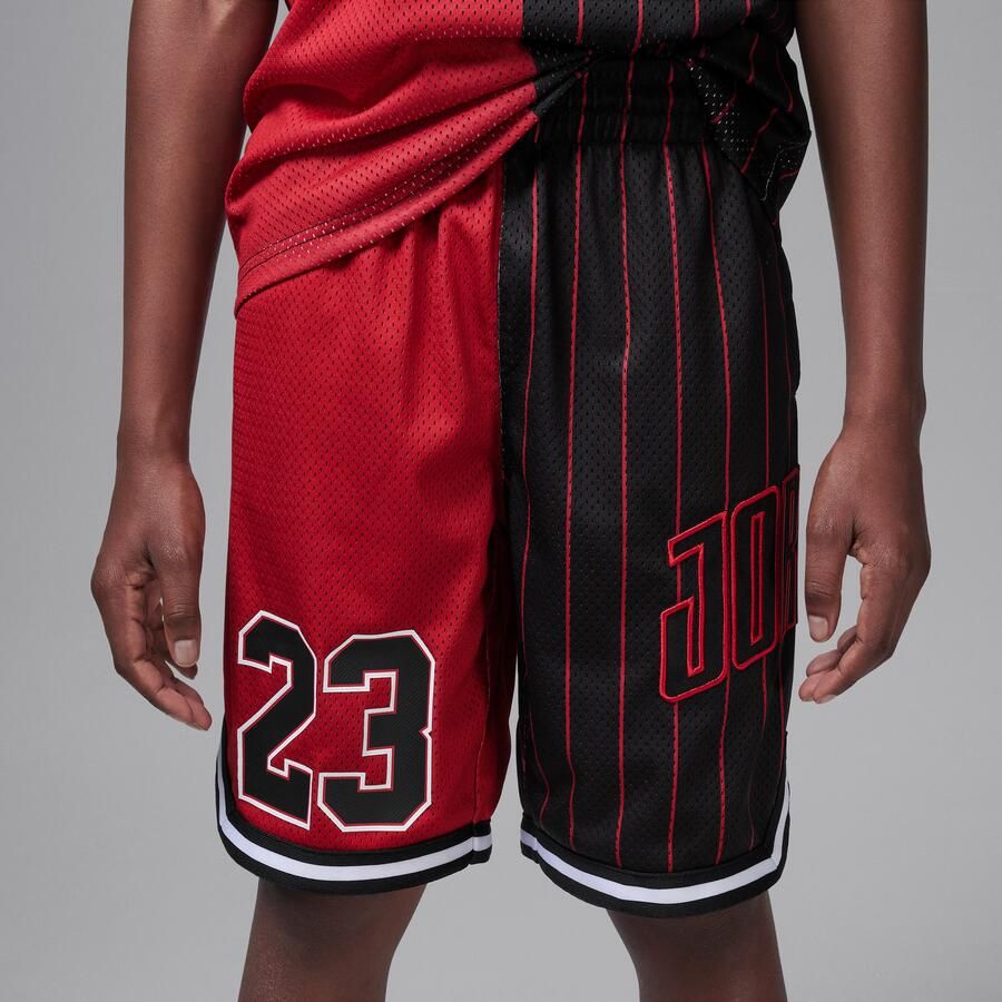 Jordan Playoff wedstrijdshorts voor kids Rood