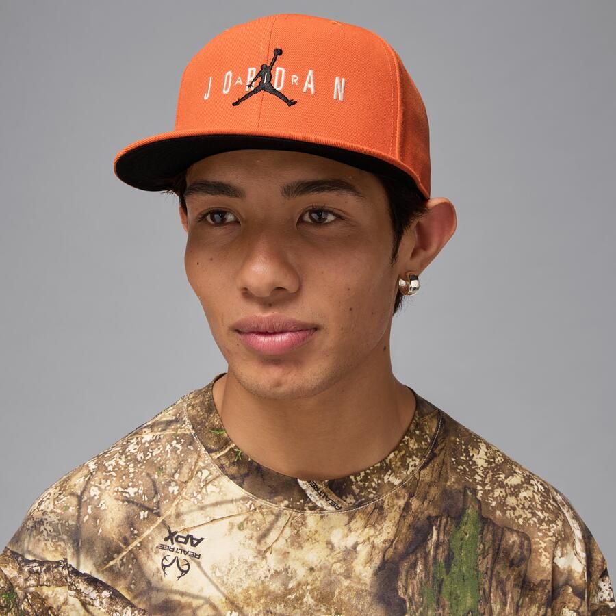 Jordan Pro gestructureerde pet Oranje - Foto 4