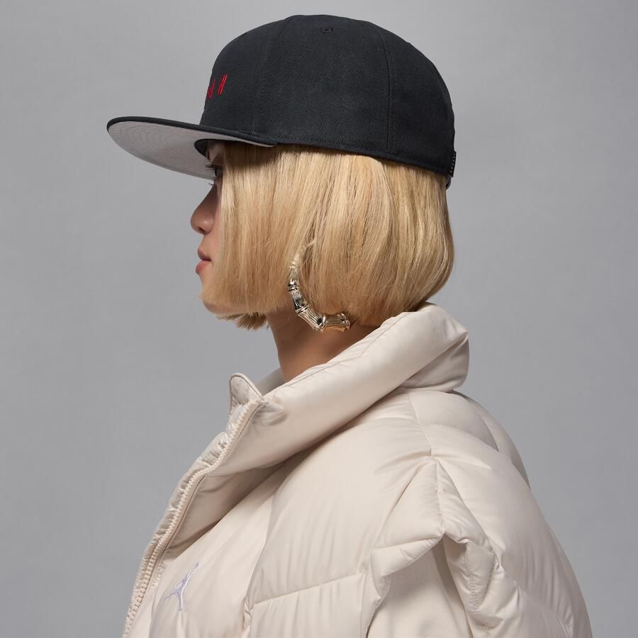 Jordan Pro gestructureerde pet Zwart - Foto 2