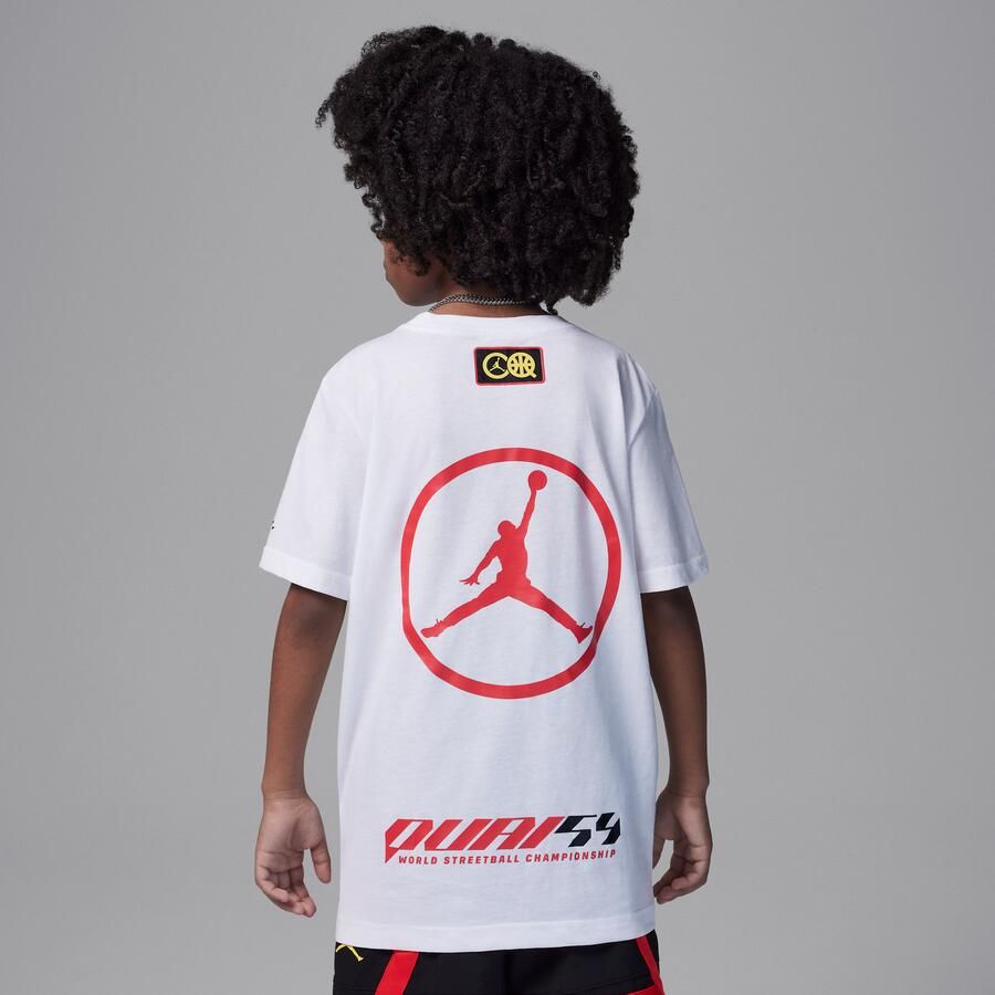 Jordan Q54 sportshirt voor kids Wit