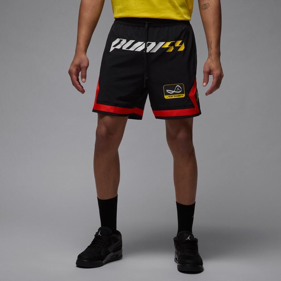 Jordan Quai 54 geweven Diamond herenshorts met Dri-FIT Zwart - Foto 4