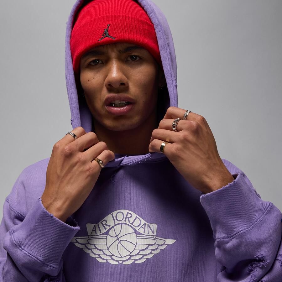 Jordan Rare Air fleecehoodie voor heren Paars - Foto 2