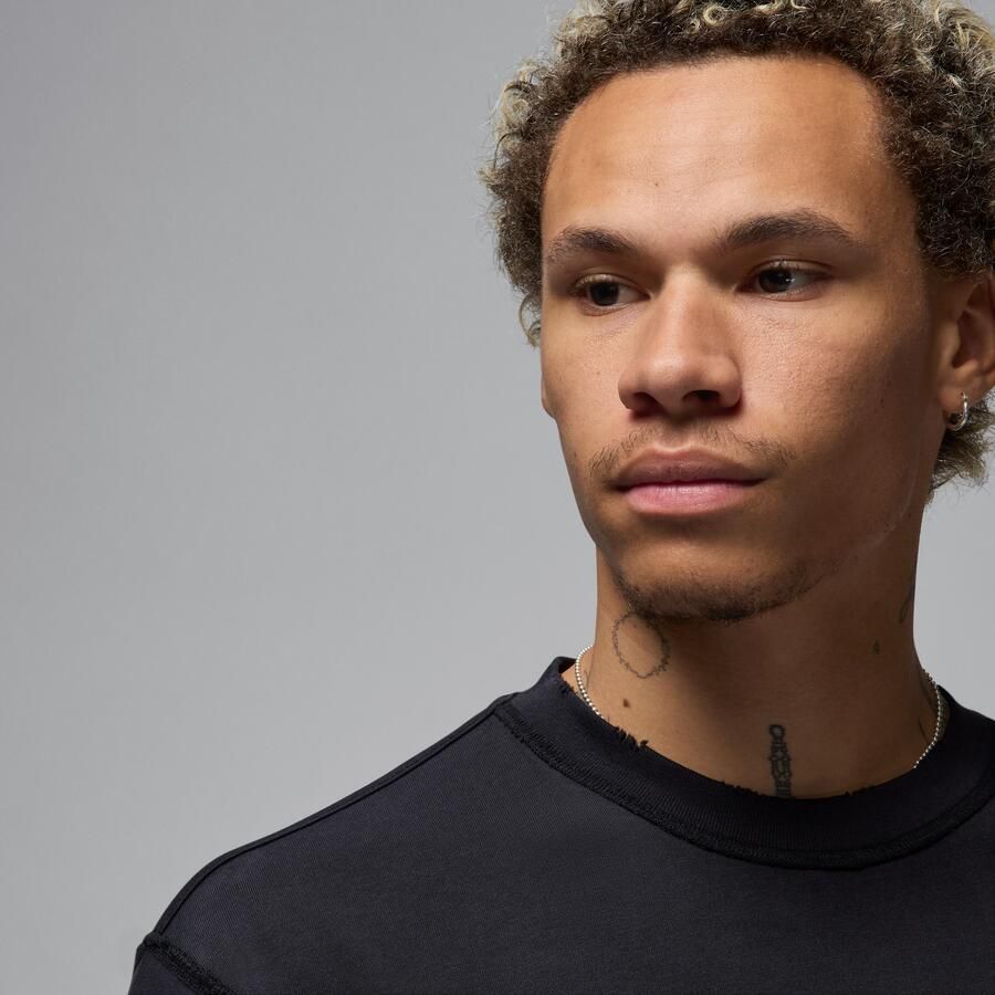 Jordan Rare Air T-shirt met lange mouwen voor heren Zwart