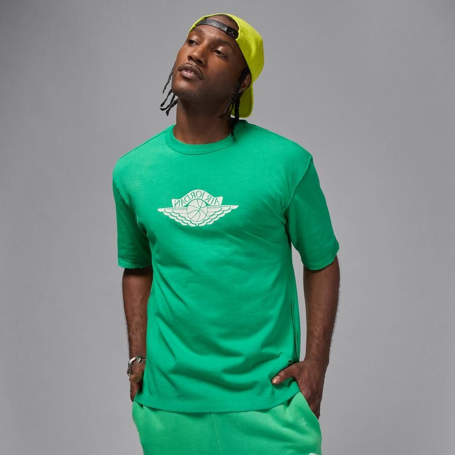 Jordan Rare Air T-shirt voor heren Groen - Foto 4