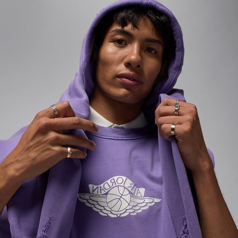 Jordan Rare Air T-shirt voor heren Paars - Foto 2