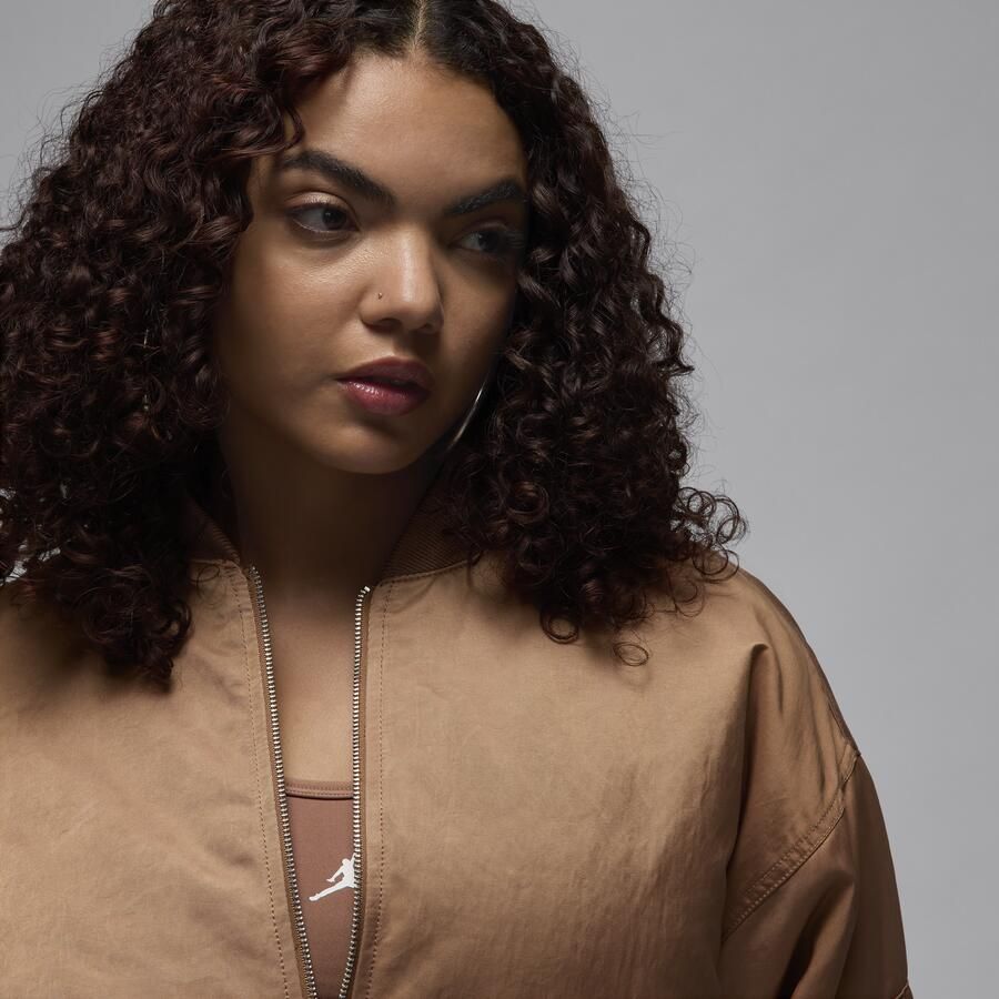 Jordan Renegade damesjack Bruin