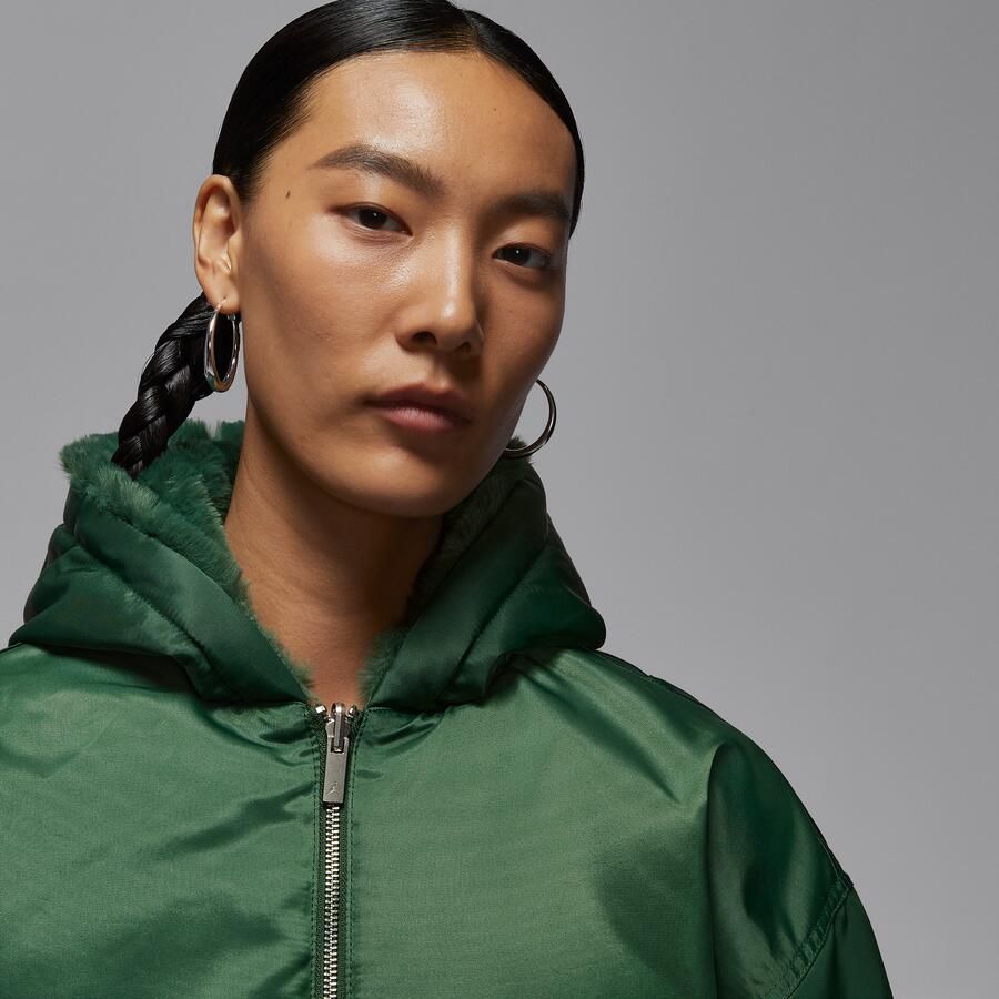 Jordan Renegade Flight Therma-FIT omkeerbaar damesjack Groen - Foto 2