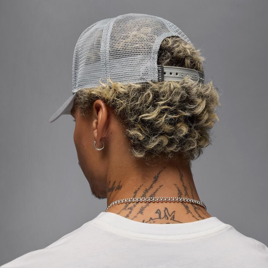 Jordan Rise gestructureerde pet Grijs - Foto 4