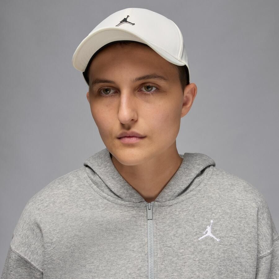 Jordan Rise gestructureerde pet met metalen Jump Wit - Foto 4