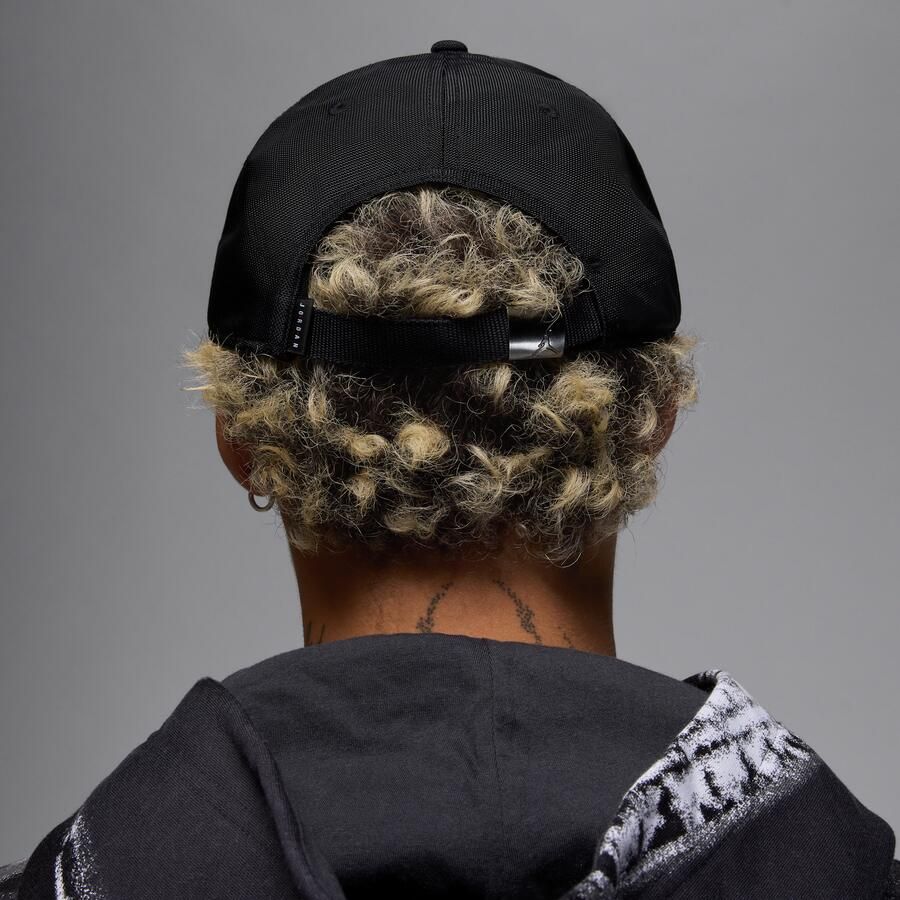 Jordan Rise gestructureerde pet met metalen Jump Zwart - Foto 4