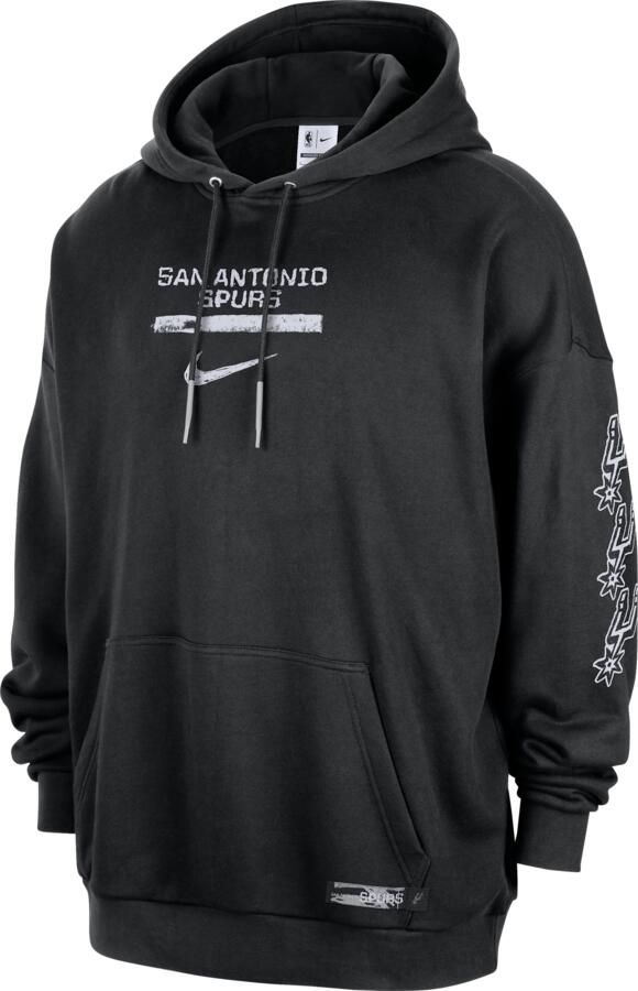 Jordan San Antonio Spurs Courtside NBA Club Premium hoodie voor heren Zwart - Foto 3