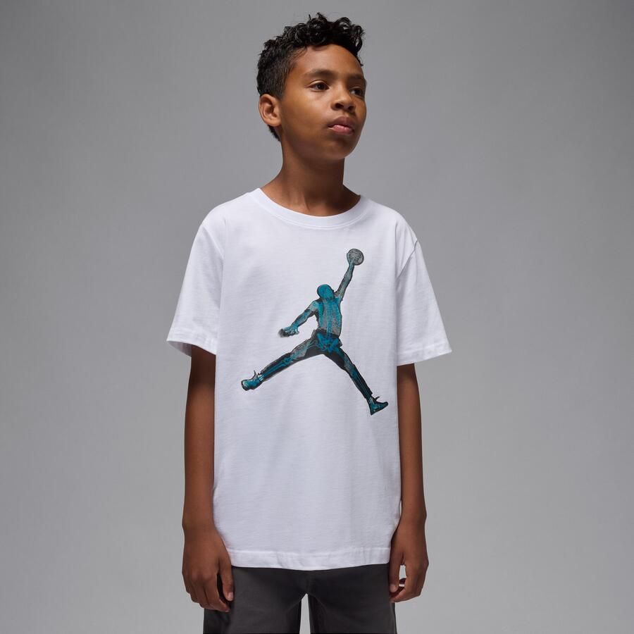 Jordan Skeleton Jumpman T-shirt voor kids Wit - Foto 4
